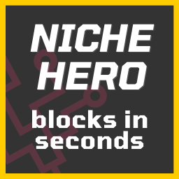 Niche Hero | Beautifully-designed blocks in seconds logo