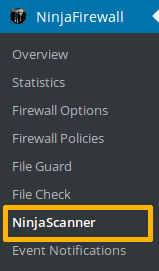 NinjaScanner – Virus & Malware scan – WordPress plugin
