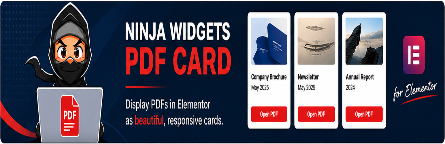 NinjaWeb Widgets – PDF Card