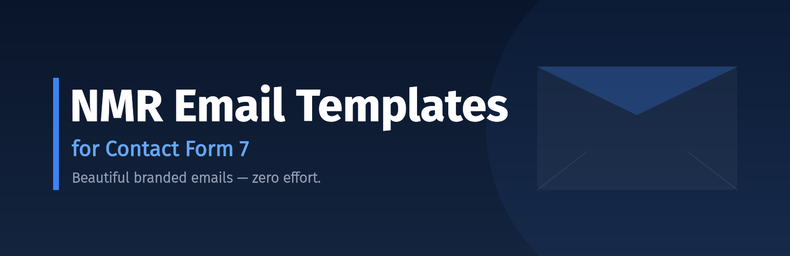 NMR Email Templates for CF7