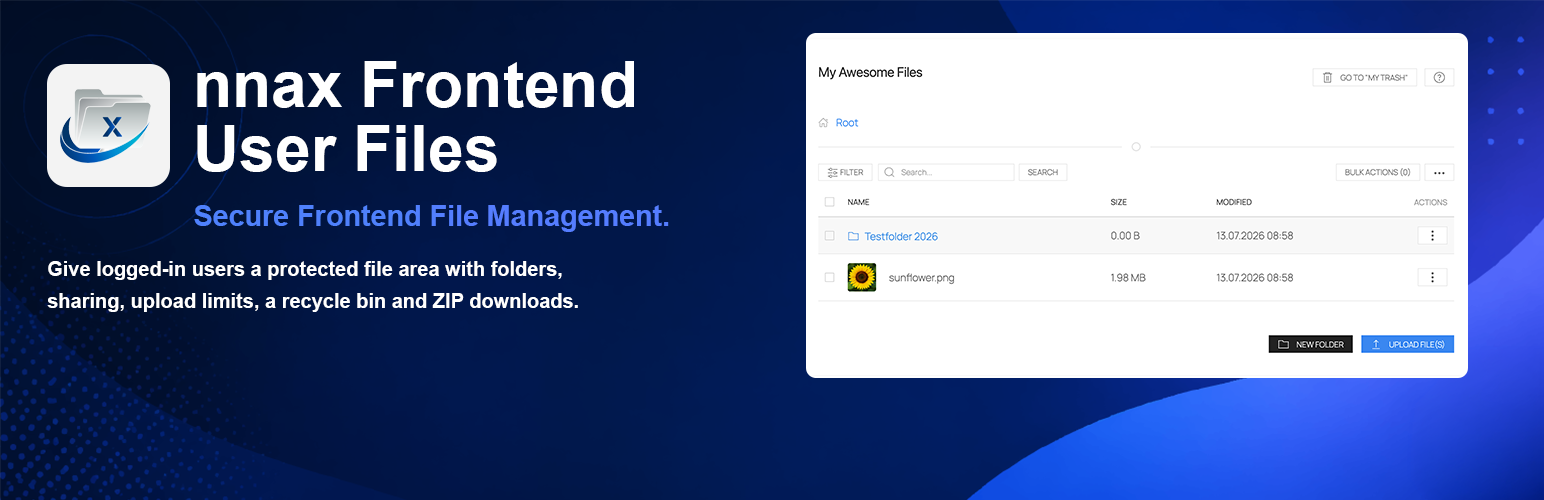 nnax Frontend User Files