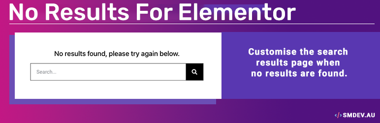 No Results for Elementor