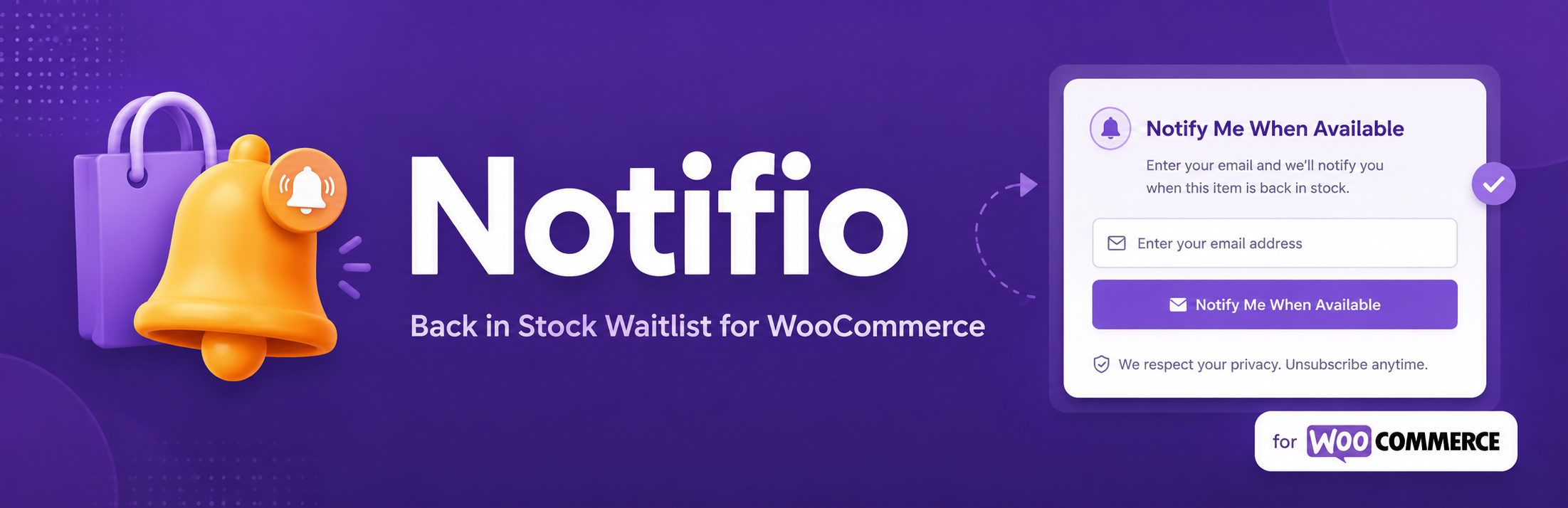 Notifio – Back in Stock Waitlist for WooCommerce
