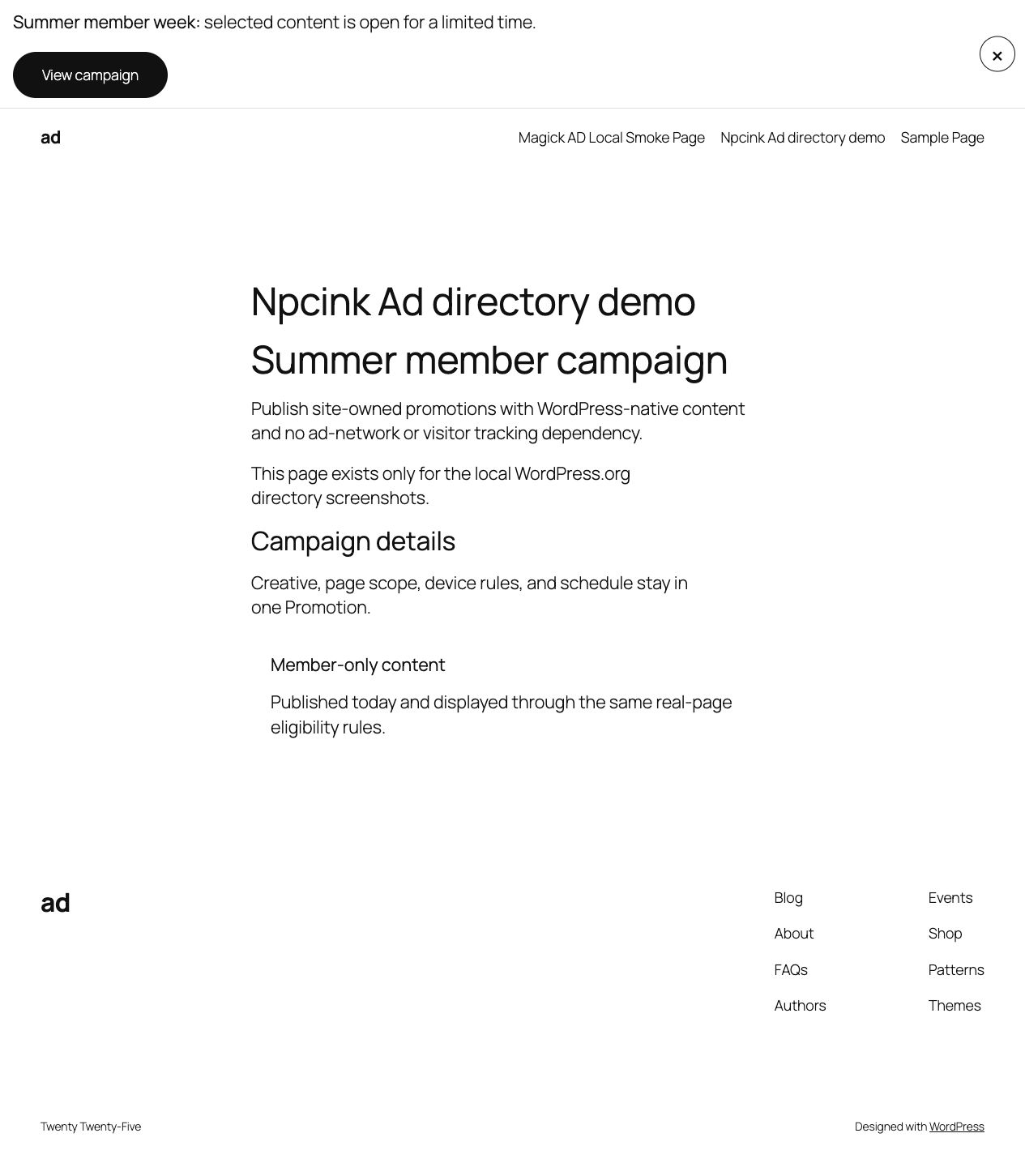 Live delivery uses the selected WordPress theme and the same server-side rules shown by Real-page preview.