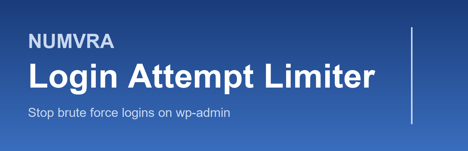 WordPress 外掛 Numvra Login Attempt Limiter 的封面圖片
