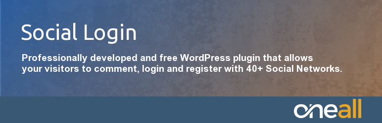 Social Login & Register for WordPress – 40+ Social Networks