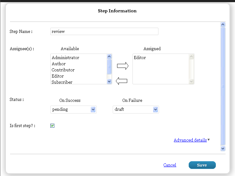 Role-based routing