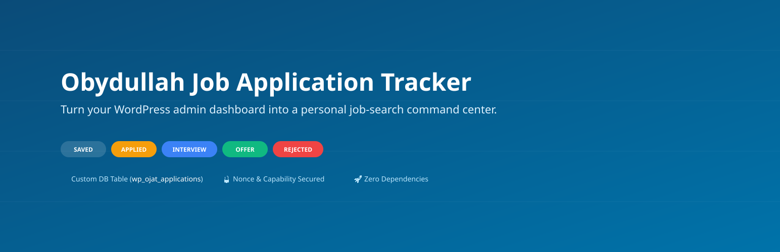 Obydullah Job Application Tracker