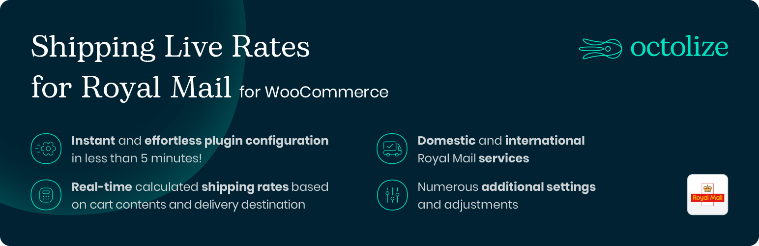 Shipping Live Rates for Royal Mail for WooCommerce