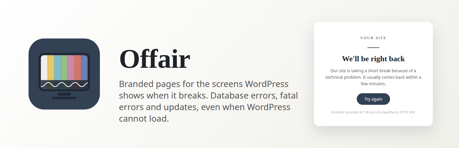 Offair – Branded Error Pages