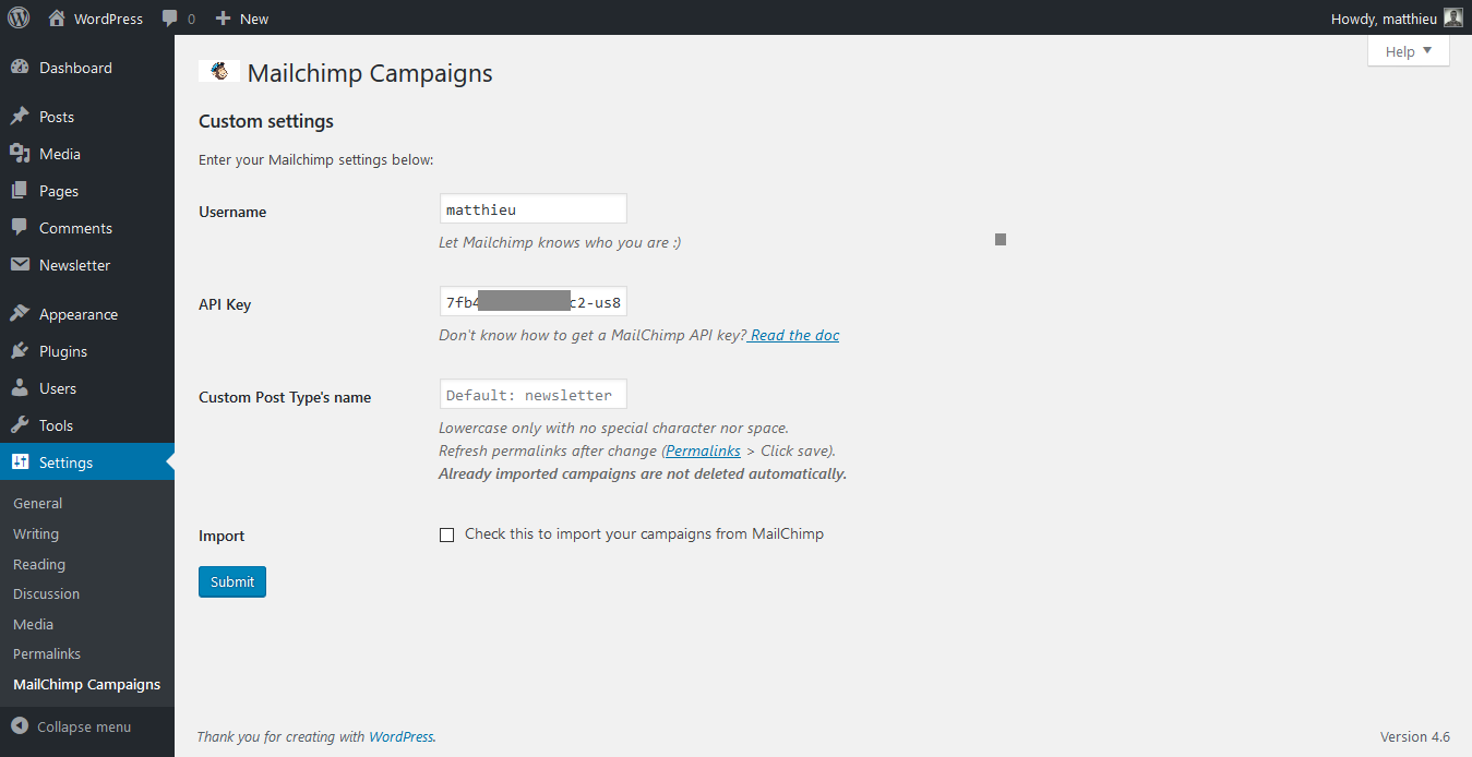 MailChimp Campaigns