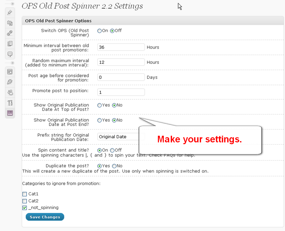 Basic Settings