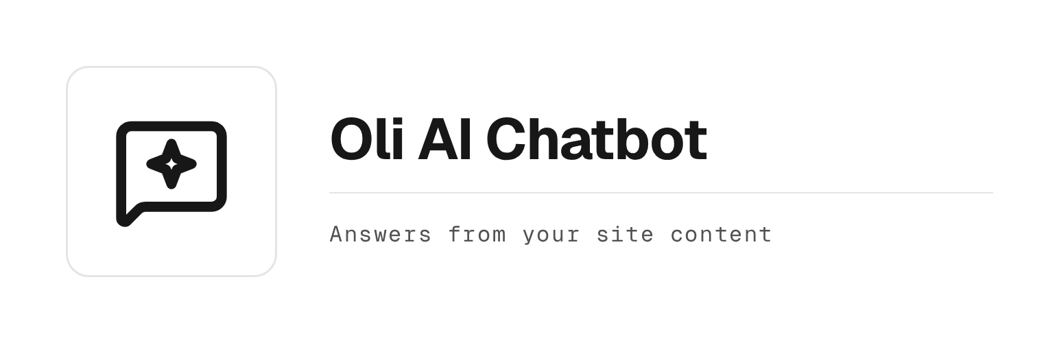 WordPress 外掛 Oli AI Chatbot 的封面圖片