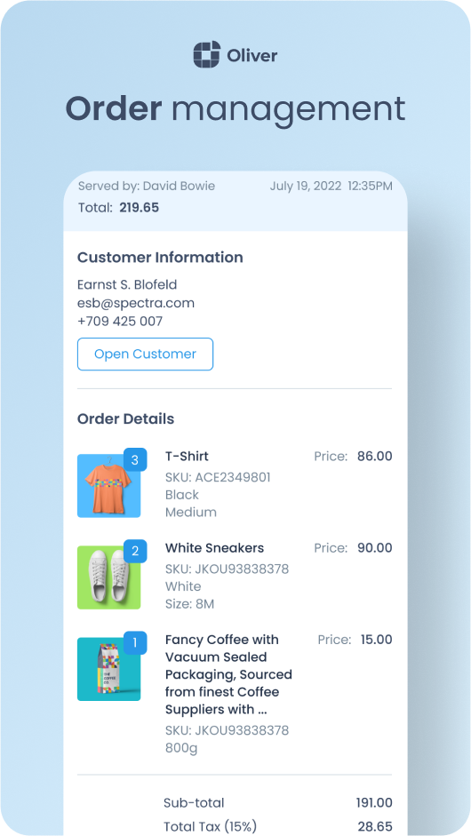 Oliver POS – A WooCommerce Point of Sale (POS)