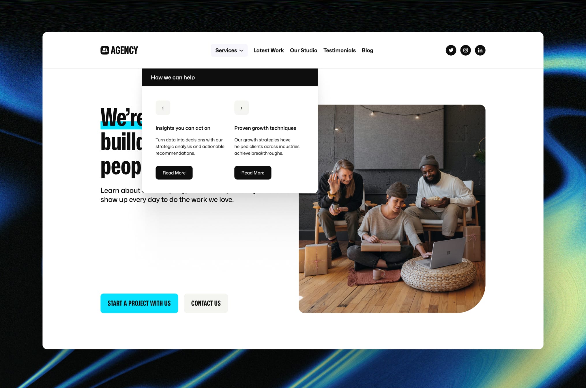 Control your dropdown width and alignment with flexible positioning options.