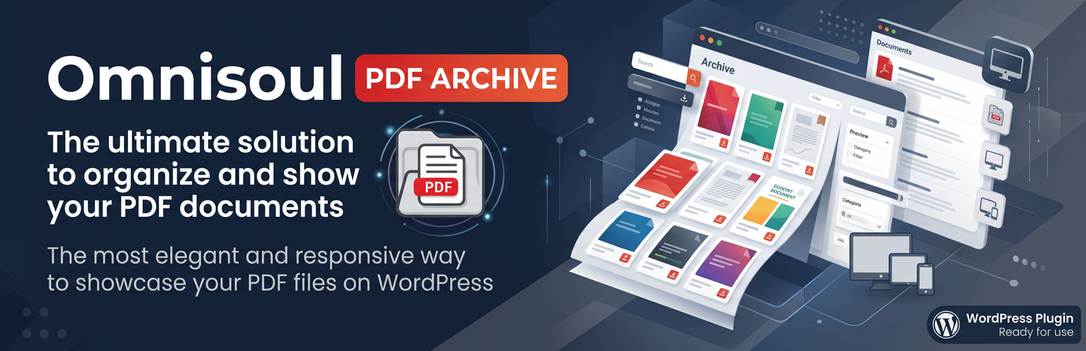 WordPress 外掛 Omnisoul PDF Archive 的封面圖片