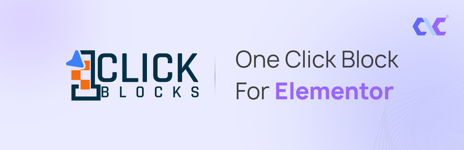 One Click Block For Elementor