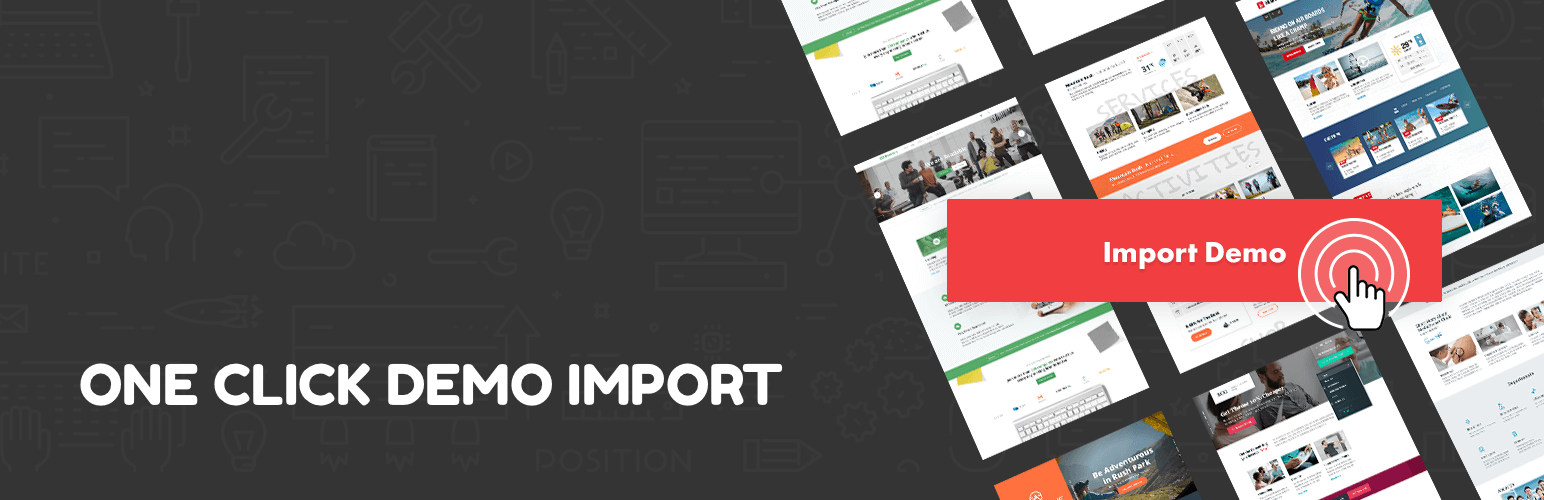Product image for One Click Demo Import.