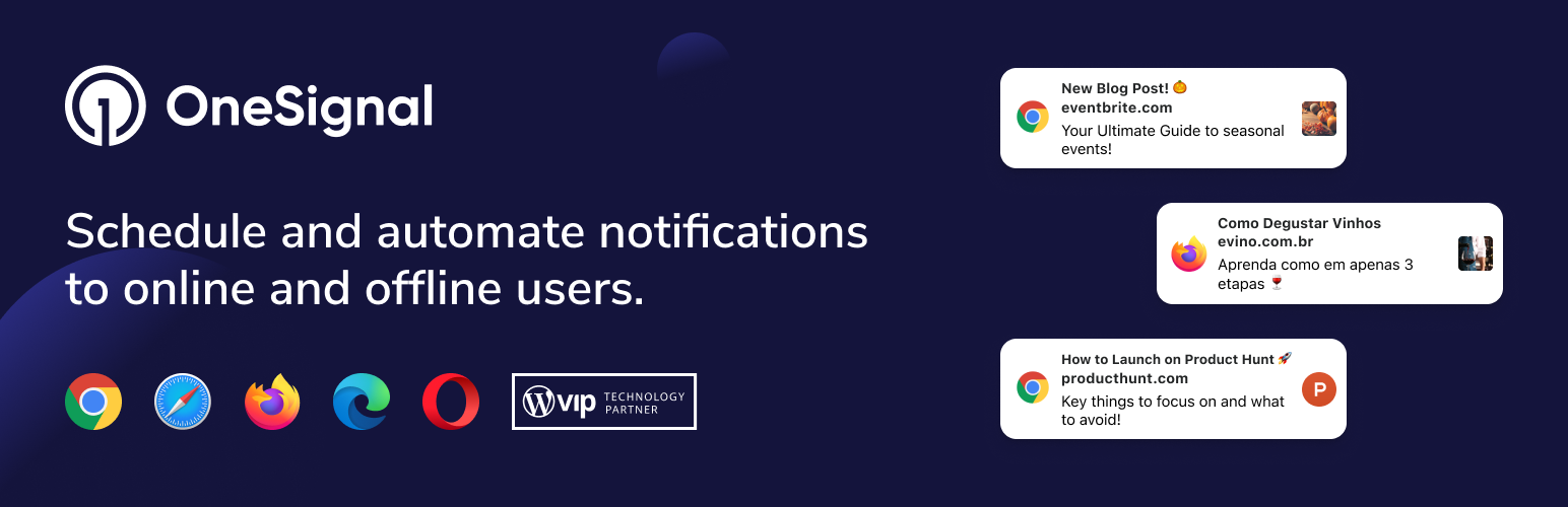 Onesignal Free Web Push Notifications