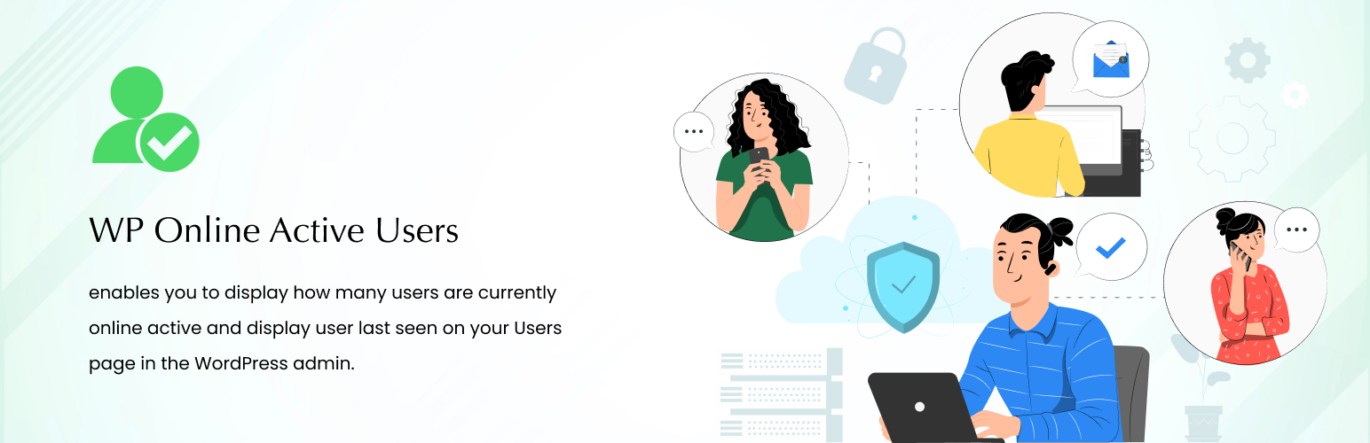 WordPress 外掛 WP Online Active Users 的封面圖片。