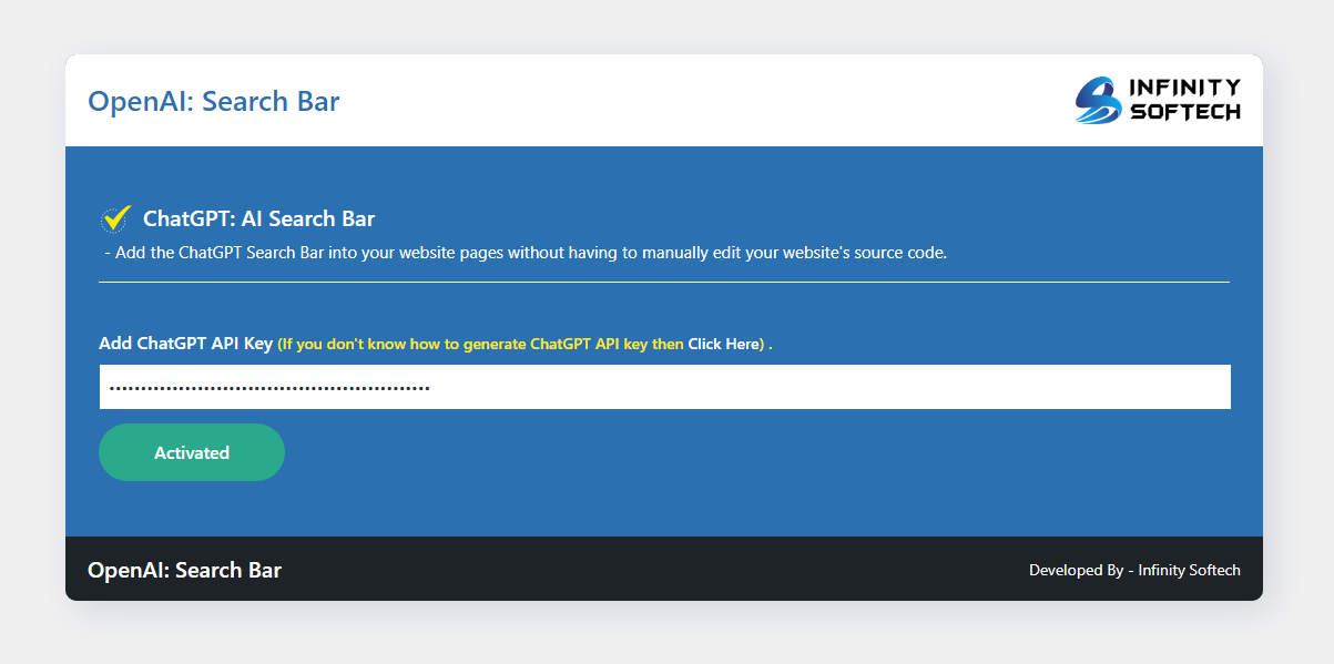 AI Search Bar - Screenshot 1