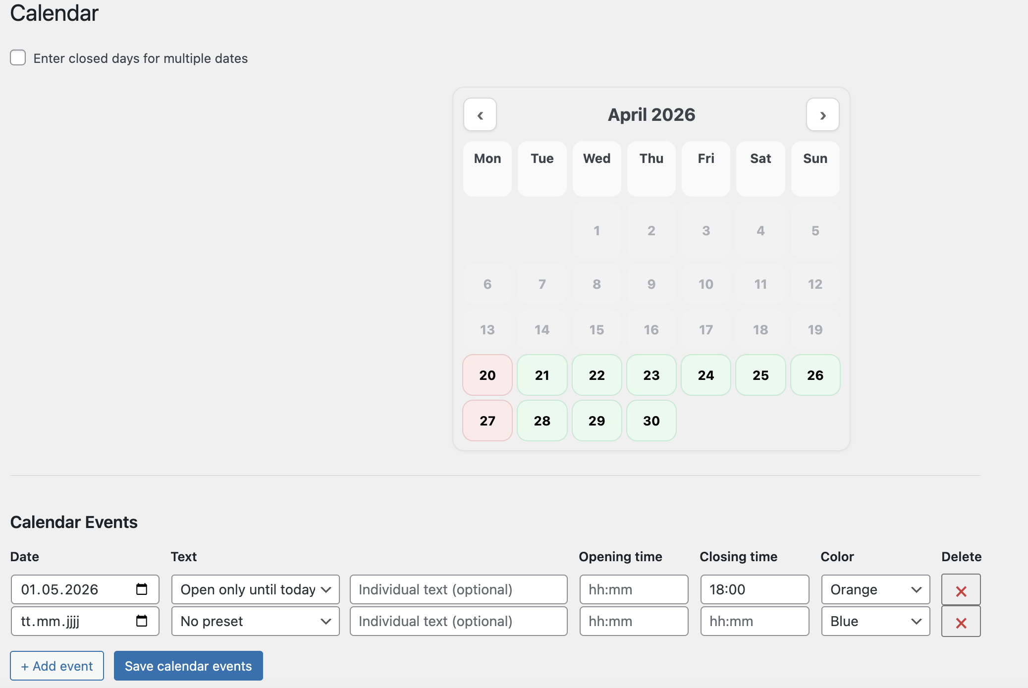 OpenCalendarKit