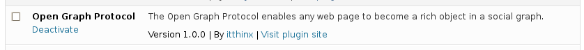 Plugin info