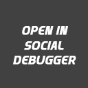 Open in Social Debugger