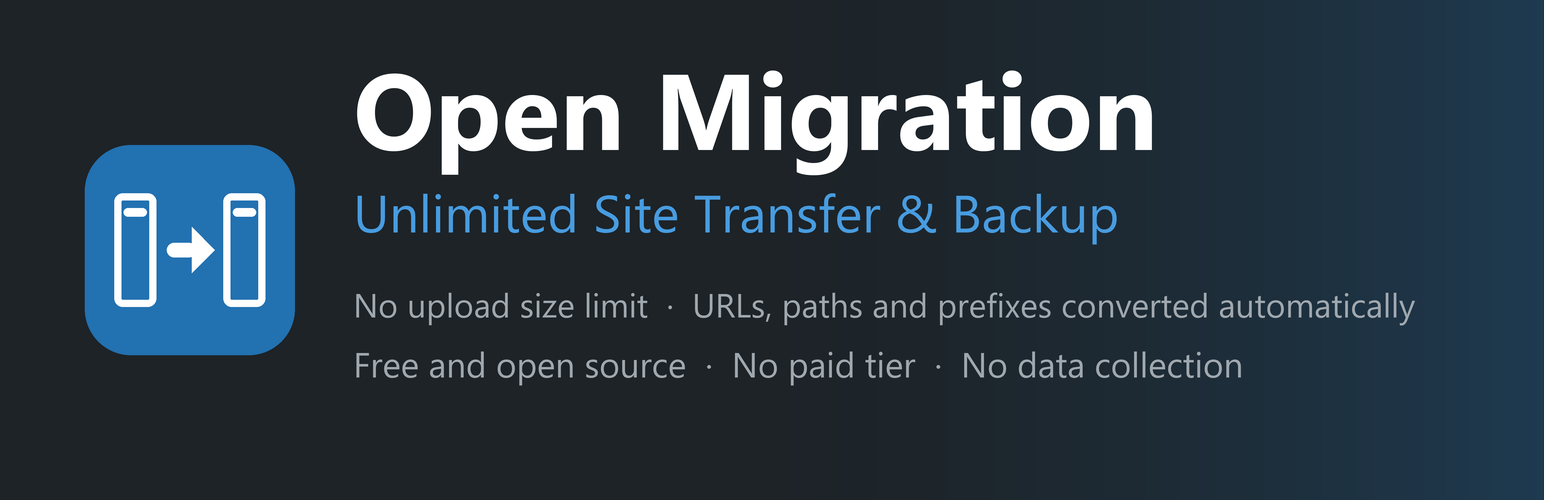 Open Migration – Unlimited Site Transfer &amp; Backup