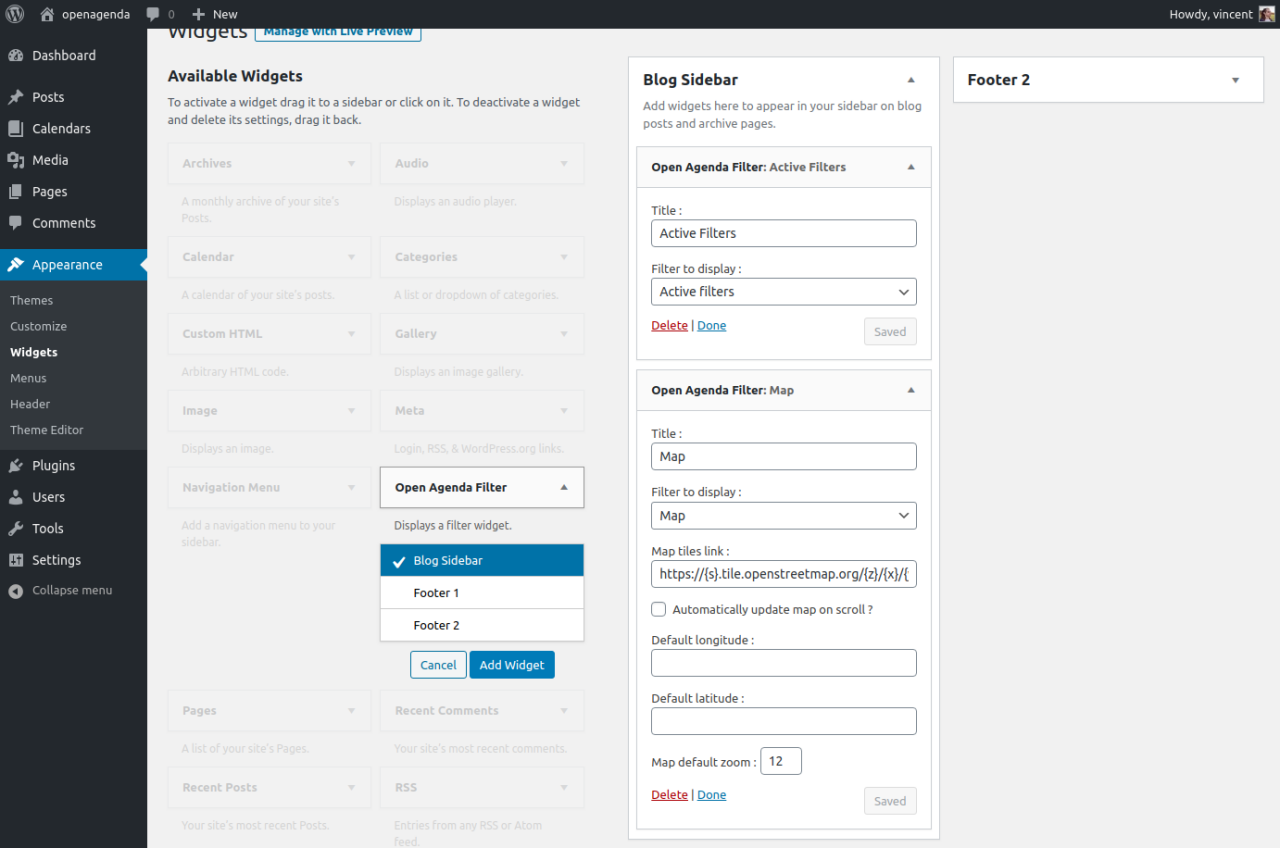 You can use convenient filter widgets to add filtering functionnality to your calendars.