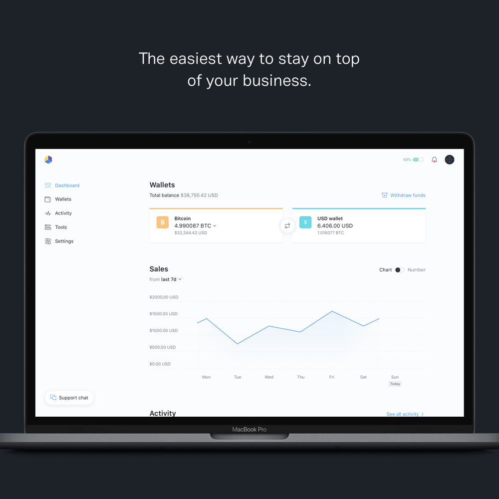 Accept Bitcoin instantly via OpenNode - Screenshot 1