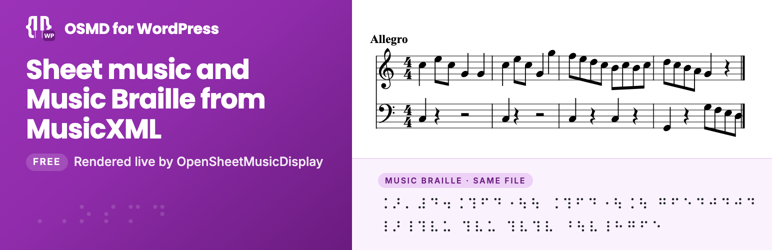 WordPress 外掛 OpenSheetMusicDisplay 的封面圖片