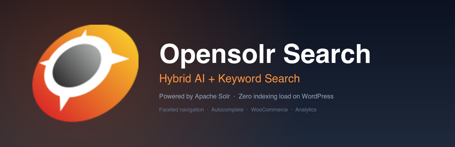 WordPress 外掛 Opensolr Search 的封面圖片