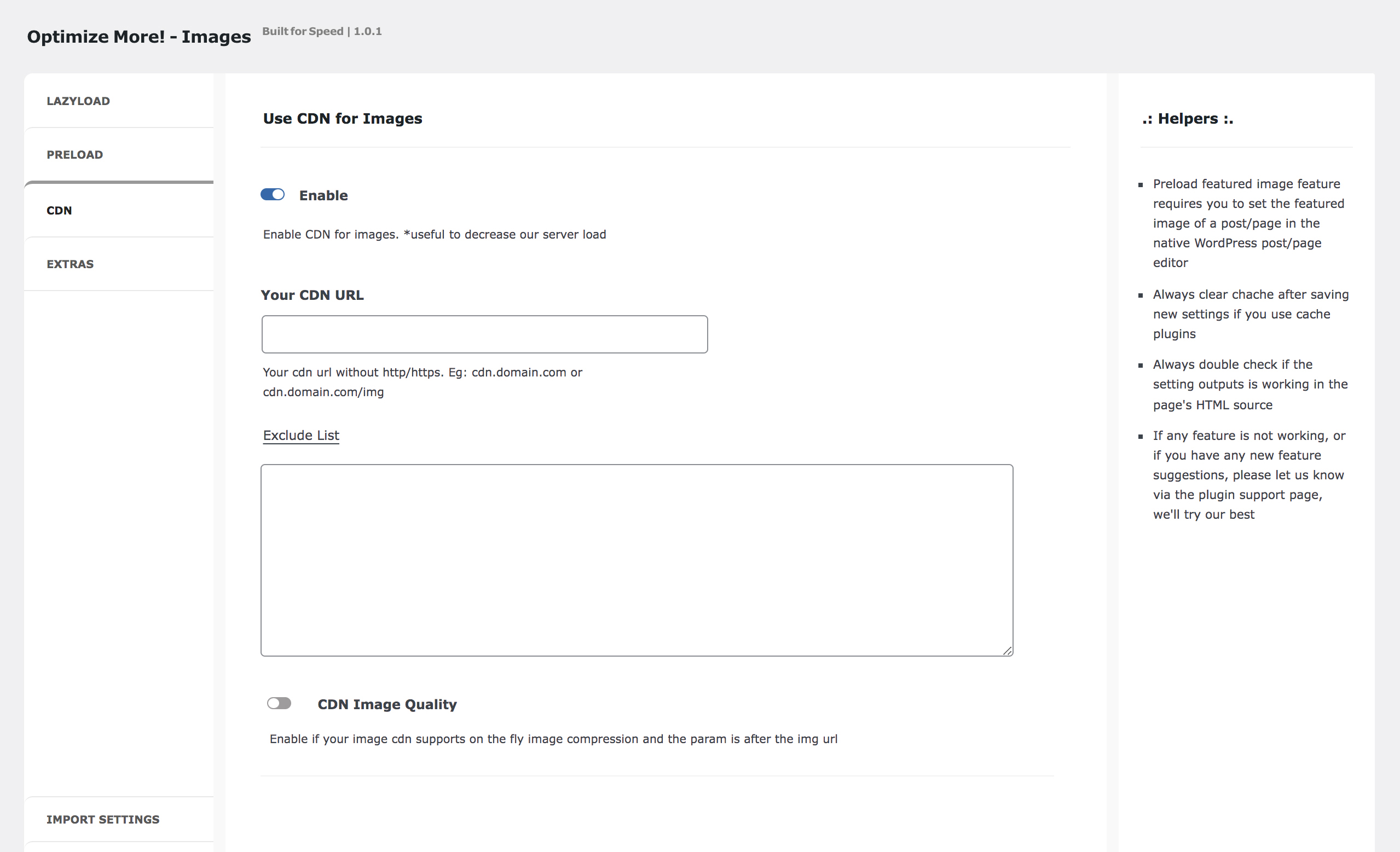 Use CDN for your images, useful to decrease server load