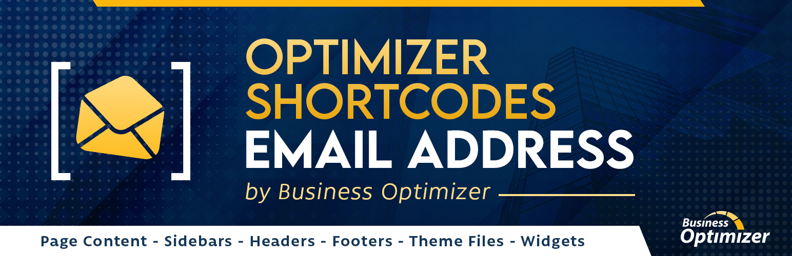 Optimizer Shortcodes – Email