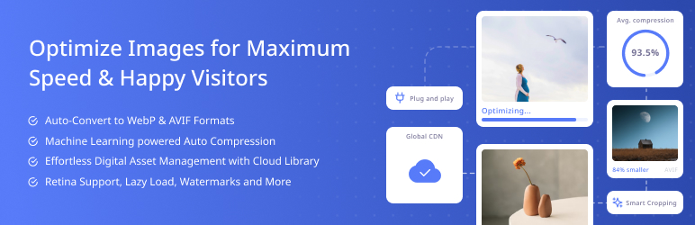 Optimole – Optimize images | WebP, AVIF, CDN and Lazy Load