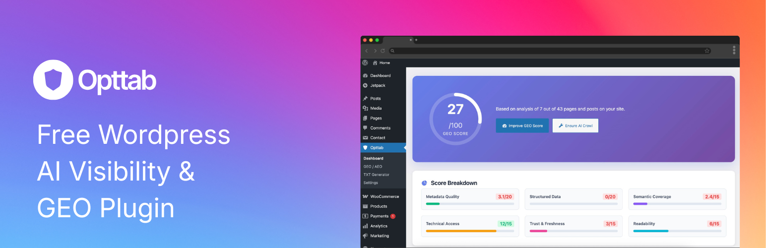 Opttab – AI Visibility & GEO
