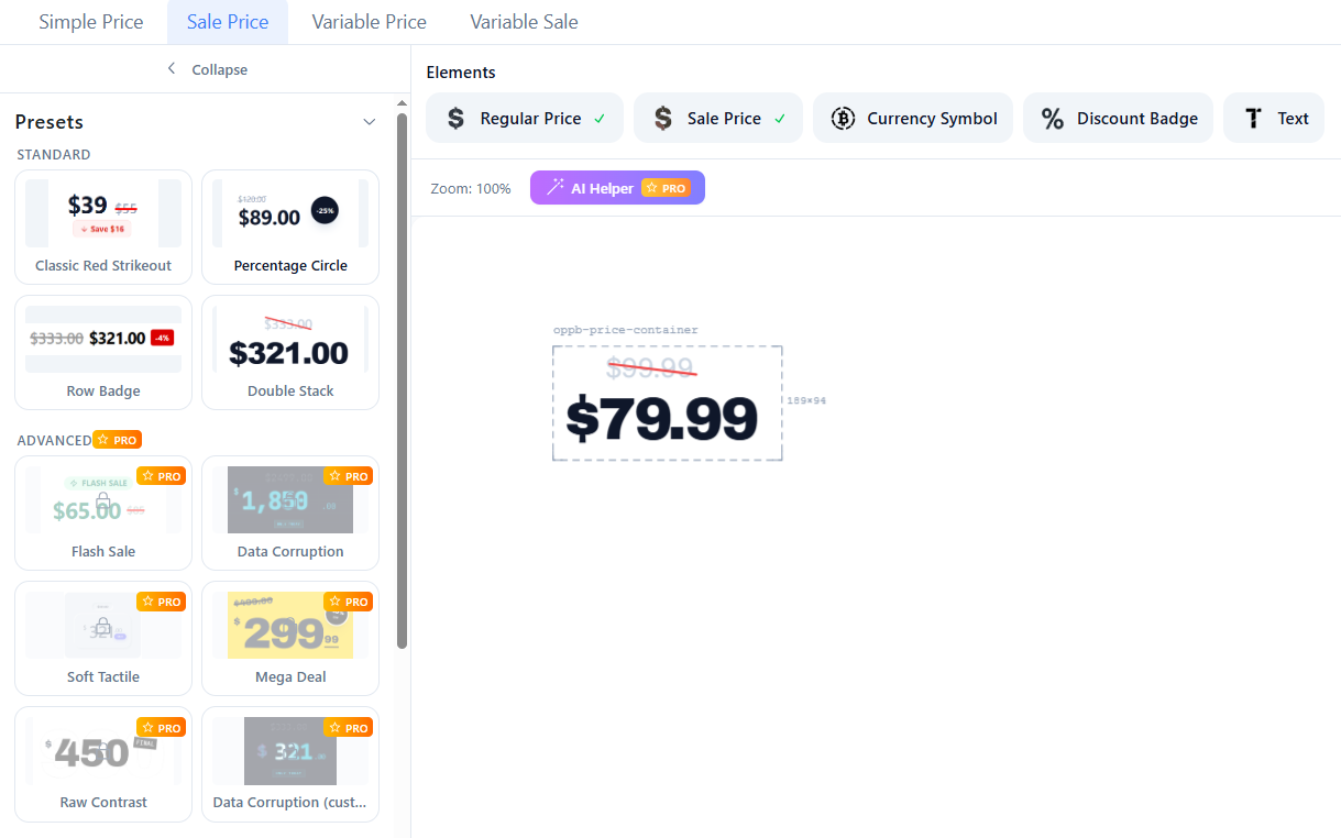Sale Price Scenario