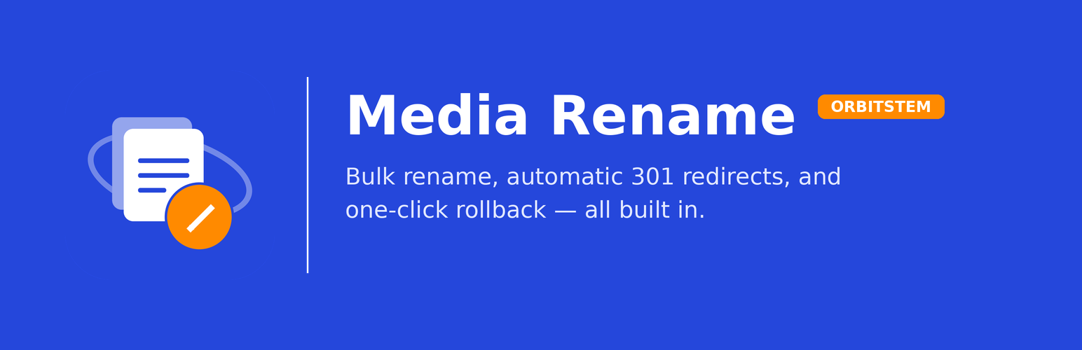 Media Rename — OrbitStem preview