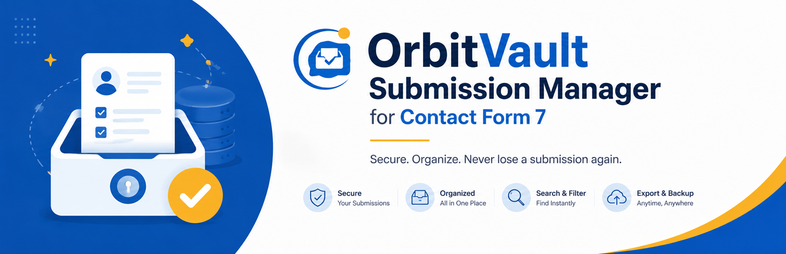 OrbitVault Submission Manager for Contact Form 7