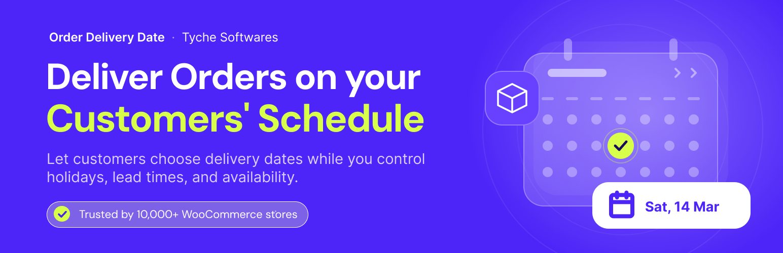Order Delivery Date for WooCommerce banner