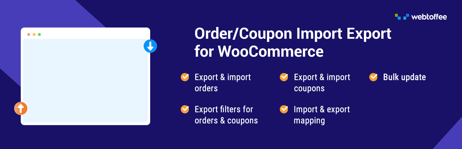 WordPress 外掛 Order Export & Order Import for WooCommerce 的封面圖片。