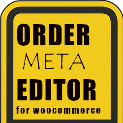 Order Meta Editor for Woocommerce