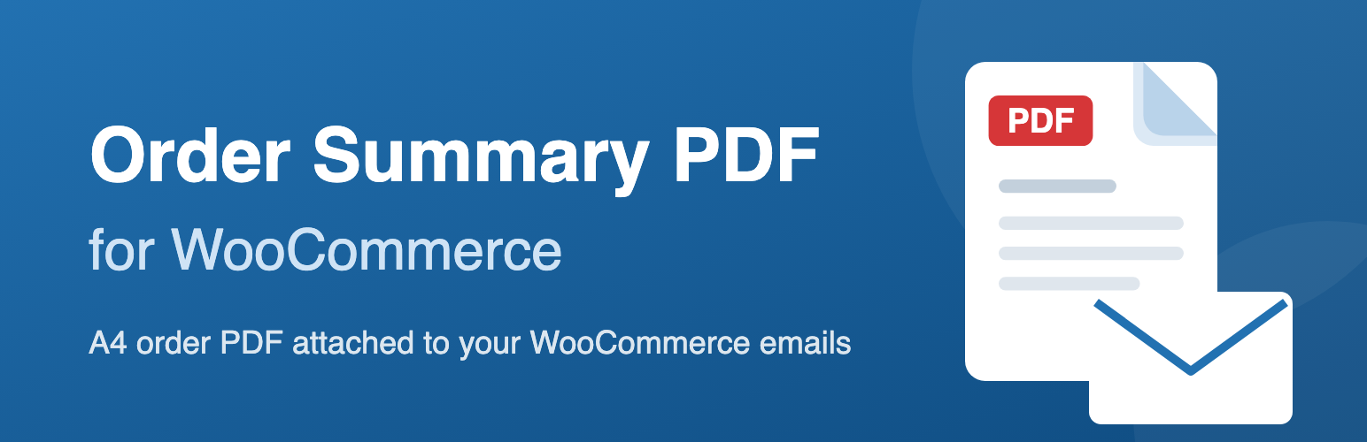 Order Summary PDF for WooCommerce