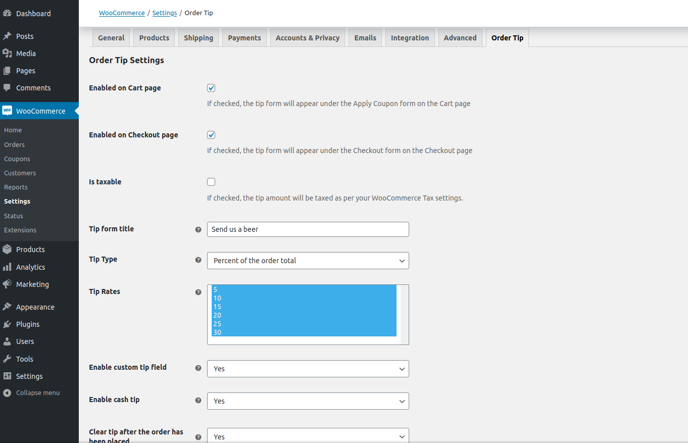 How to Add a Tip at the Checkout in WooCommerce - Orderable