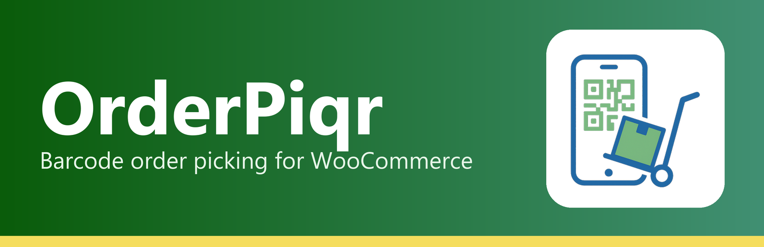 WordPress 外掛 OrderPiqr – Barcode Order Picking for WooCommerce 的封面圖片