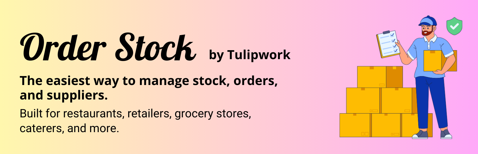 WordPress 外掛 OrderStock by TulipWork 的封面圖片