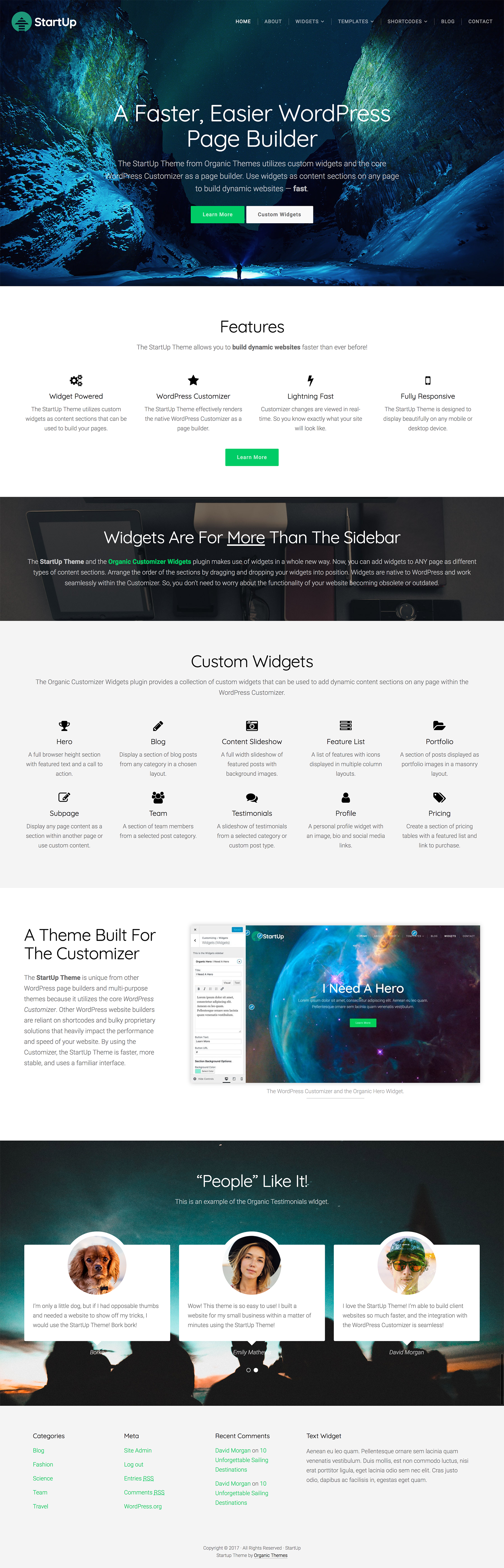 Organic Builder Widgets &#8211; Simple WordPress Page Builder