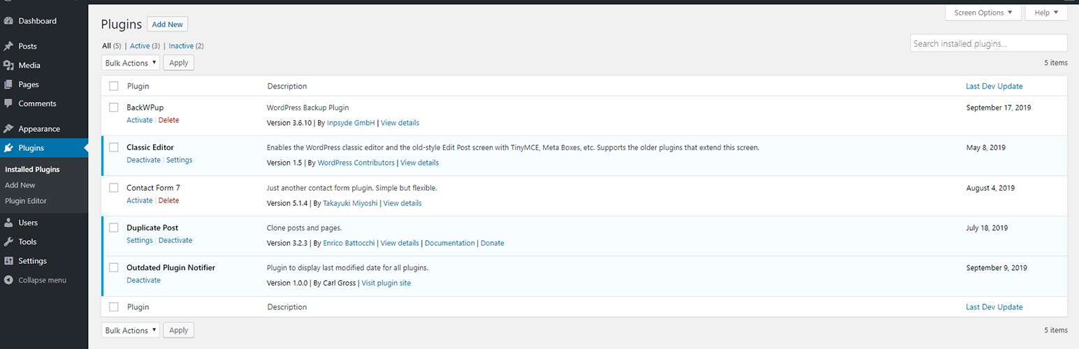 WordPress 外掛 Outdated Plugin Notifier 的封面圖片。