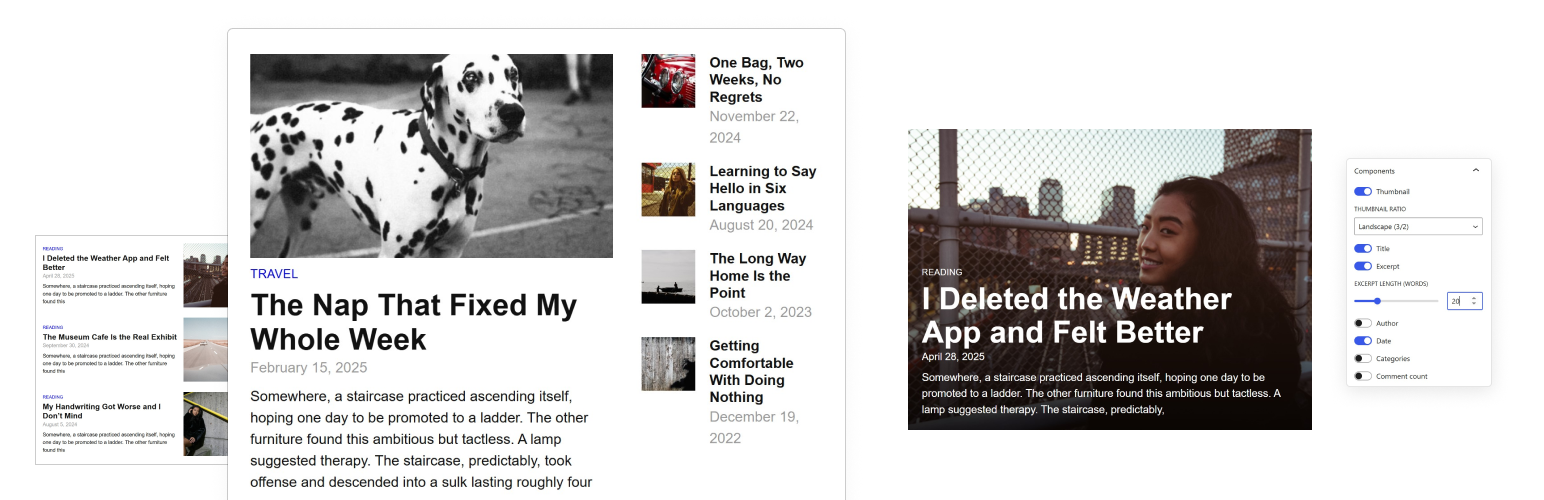 Editorial Blocks